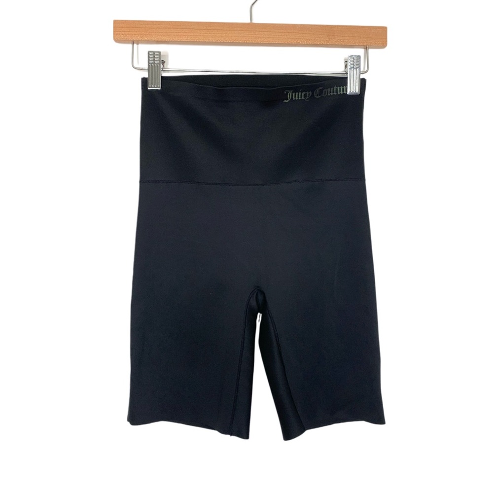 Juicy Couture Seamless Shaping Bike Shorts in Black Size Small